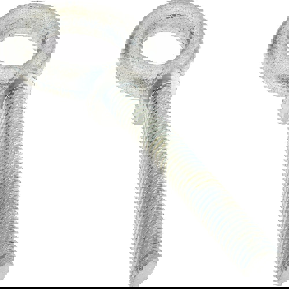 Fixed Lifting Eye Bolt: With Shoulder, 3,200 lb Capacity, 9/16-12 Thread, Grade C-1035 Steel